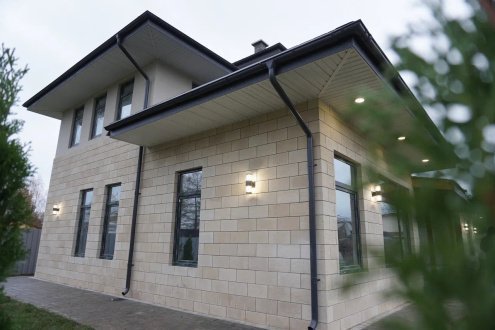Искусственный камень плоский White Hills Тиволи 550-10 бежевый рис 7