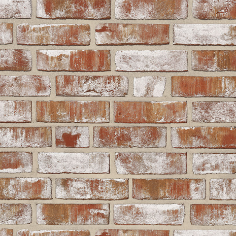 Клинкерная плитка Roben Geestbrand 601450 bunt-weiss 240х71х14 мм плоский элемент рис 1