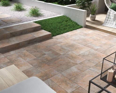 Керамогранит Paradyz Burlington Rust структурированная 600х600х20мм рядовая плитка - рис 3