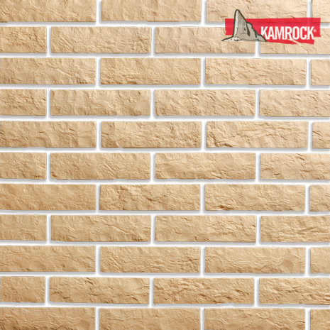 Искусственный камень плоский Kamrock Доломитовая стена 02550 бежевый рис 1