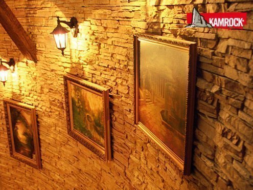 Искусственный камень плоский Kamrock Скалистая гора 52060 коричневый рис 2