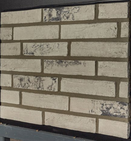 Искусственный камень плоский Lifebrick Клио 450 белый рис 2
