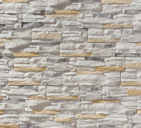 Искусственный камень плоский Leonardo Stone Корсика 088 белый рис 1