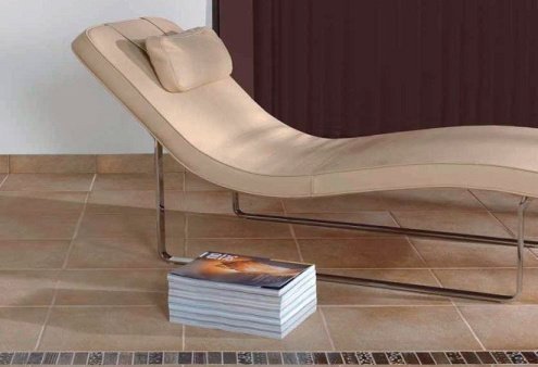 Клинкерная плитка Exagres Vega цвет: Peldano Fior. Ocre, поверхность: Противоскользящая размер: 330х330х12мм, ступень фронтальная 313 рис 2