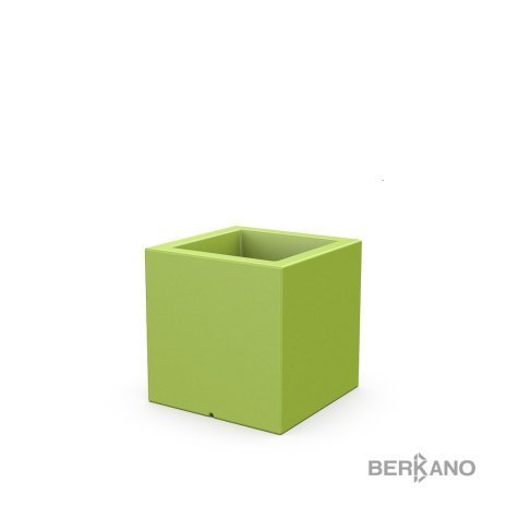 Кашпо Berkano Quarter 40, тип дна: одинарное, размер: 40x40x40см, цвет: Spring Green, арт.220_049_16V рис 1