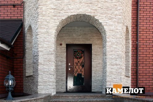 Искусственный камень угловой Камелот Валенсия 2401 бежевый рис 9