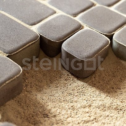 Тротуарная плитка Steingot Стандарт Классика коричневый темный частичный прокрас 86/115/172х115х60 мм рис 3