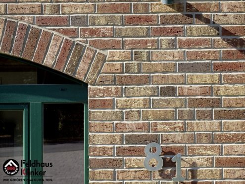 Клинкерная плитка Feldhaus Klinker Vario R921NF14 ardor trecolora 240х71х14 мм плоский элемент рис 4