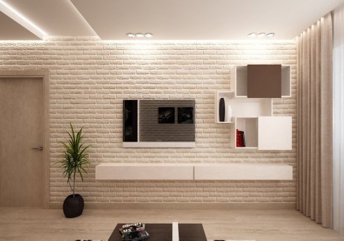 Искусственный камень плоский White Hills Тилл 455-10 бежевый рис 3