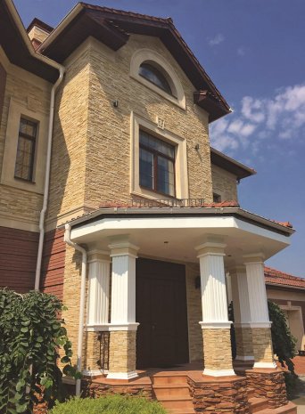 Искусственный камень плоский White Hills Уорд Хилл 130-40 красный рис 2