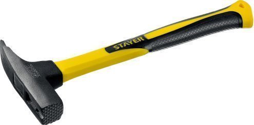 Молоток STAYER "PROFESSIONAL" ProStrike кровельщика с фиберглассовой рукояткой, 600г арт.20201 рис 1
