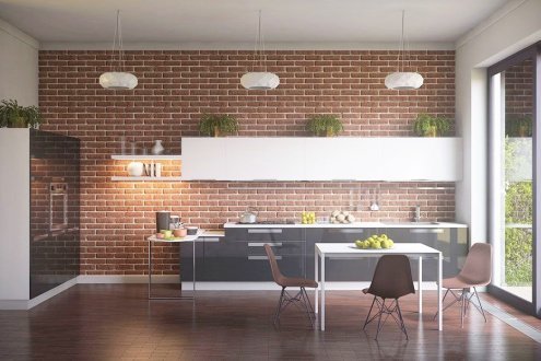 Искусственный камень плоский Eco Stone Сиэтл 07-06 коричневый рис 5