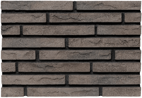 Минеральная плитка плоская BrickWell Traditional 310x40x20 мм темно-коричневый рис 1