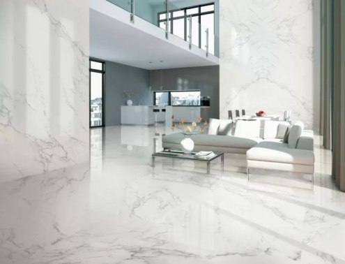 Керамогранит Ava Ceramica Marmi Statuario Statuario naturale 1200х600х8,8 мм рядовая плитка 83064 рис 2
