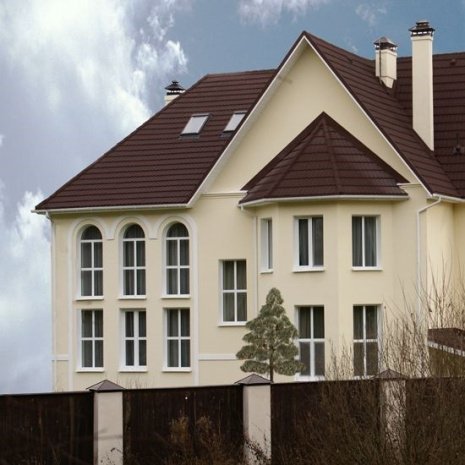 Композитная черепица гонт Metrotile MetroBond айрон барк с посыпкой 1330х410 мм рис 4