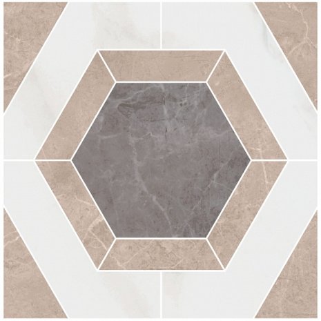 Керамогранит Kerama Marazzi Гран Пале бежевый матовая 251х251х9,5мм декор ID101 рис 1
