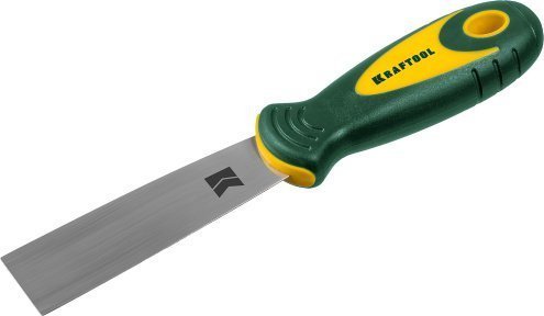Шпательная лопатка KRAFTOOL с 2-компонентной ручкой, нержавеющее полотно, 32мм арт.10035-030 рис 1