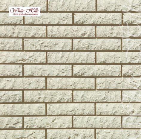 Искусственный камень плоский White Hills Толедо 400-00 белый рис 1