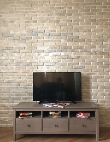Искусственный камень плоский White Hills Сити Брик 379-10 бежевый рис 2