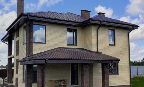 Искусственный камень плоский Leonardo Stone Анкона 051/высота 9,5см бежевый рис 2