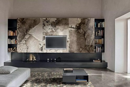 Керамогранит Rex Ceramiche Heritage luxe Flame Glossy неглазурованная 2800х1200х6 мм рядовая плитка 774704 рис 2