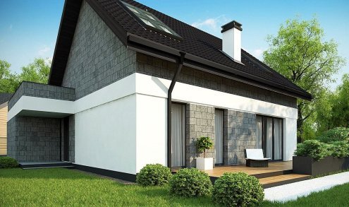Искусственный камень плоский Eco Stone Кастелло 500 131 серый рис 2