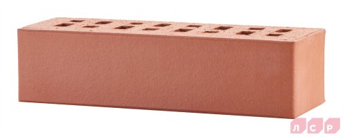 Кирпич клинкерный ЛСР Лондон М300 красный 0,7 NF гладкая рис 2