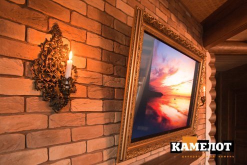 Искусственный камень угловой Камелот Мюнхен 2311 бежевый рис 2