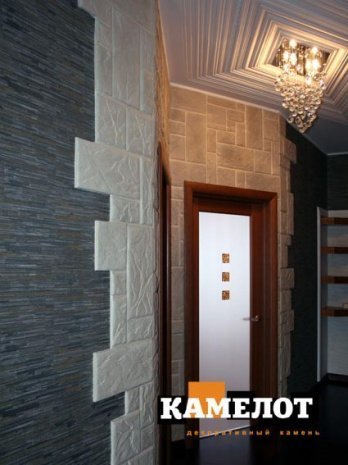 Искусственный камень угловой Камелот Неаполь 2389 белый рис 2
