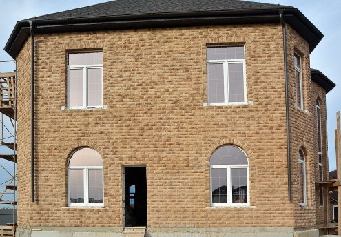 Искусственный камень угловой Eco Stone Юкон 13-05 бежевый рис 2