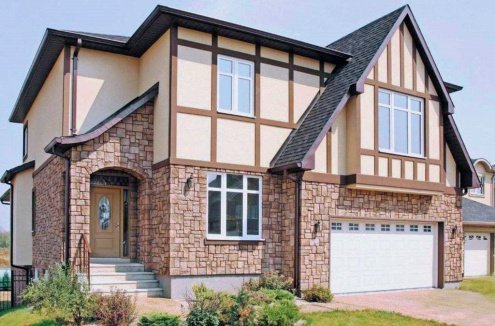 Искусственный камень плоский White Hills Дарем 512-40 коричневый рис 2