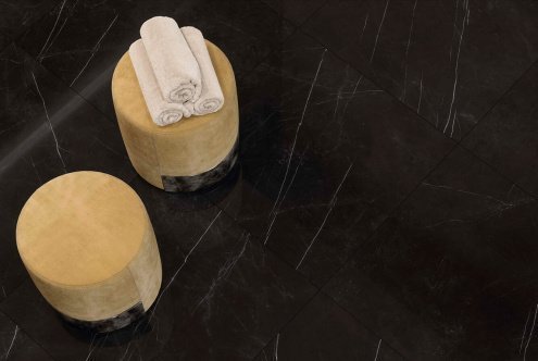 Керамогранит Atlas Concorde Forte Dei Marmi Elegant Black патинированная 1200х600х9 мм рядовая плитка 610015000659 рис 2