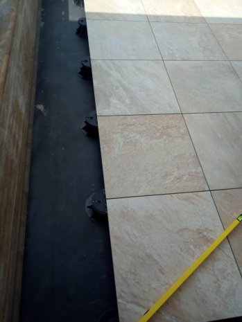Керамогранит Atlas Concorde Landstone Gold LASTRA матовая структурная ректификат 600х600х20 мм рядовая плитка 610010001167 рис 4