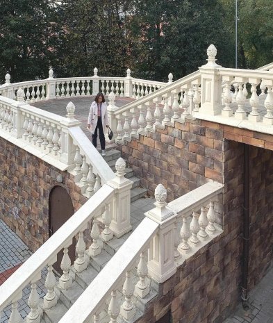 Искусственный камень плоский White Hills Шеффилд 431-40 коричневый рис 2