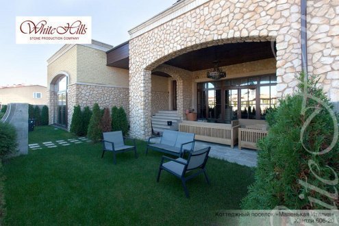 Искусственный камень угловой White Hills Хантли 606-25 бежевый рис 4