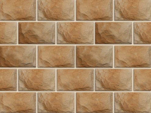 Искусственный камень угловой Atlas Stone Гранит 051/широкий 12,5см бежевый рис 1