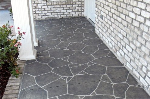 Искусственный камень плоский Atlas Stone Бут 023 серый рис 2