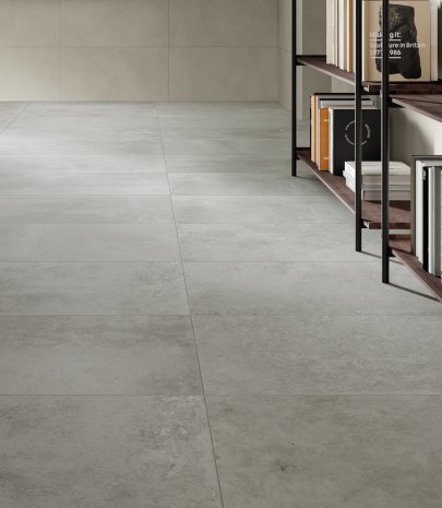 Керамогранит Italon Terraviva Floor Project Grey Ret naturale/rettificato 600х600х9мм рядовая плитка 610010001935 рис 2