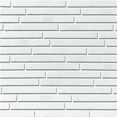 Искусственный камень плоский Leonardo Stone Роттердам 100 белый рис 1