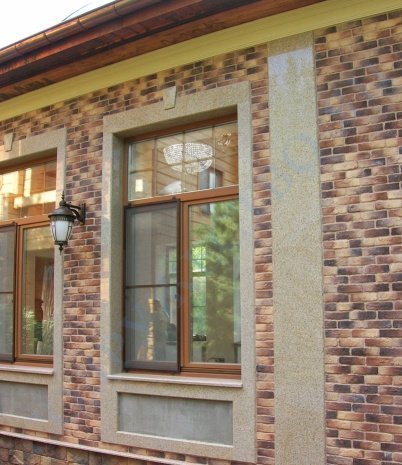 Искусственный камень плоский White Hills Дерри Брик 388-40 коричневый рис 2