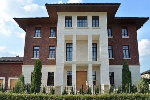 Декоративное изделие из бетона Eco Stone (Эко Стоун) цвет: 00, размер: 500х150х100мм, Карниз К-07 правый рис 3