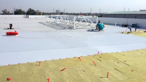 ПВХ мембрана Logicroof V-RP (Логикруф), размер: 2,10х20м, толщина: 1,5мм, цвет: серый рис 2