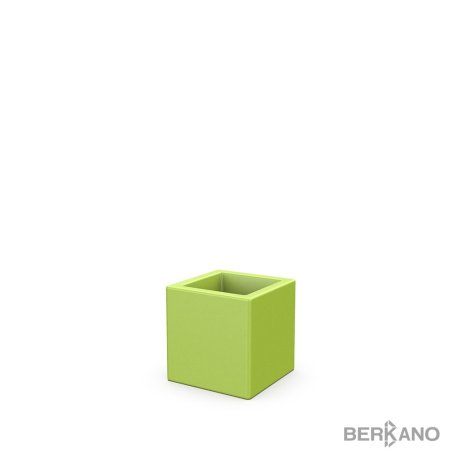 Кашпо Berkano Quarter 25 DB, тип дна: двойное, размер: 25x25x25см, цвет: Spring Green, арт.220_047_16 рис 1