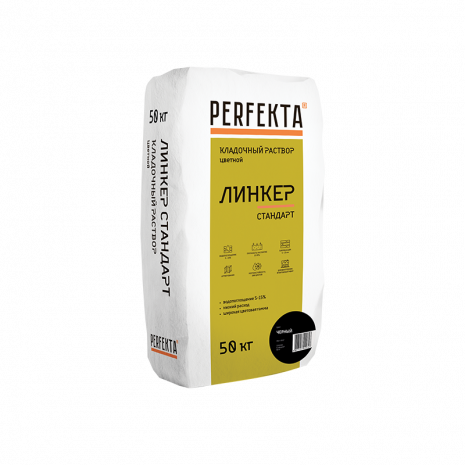 Кладочный раствор Perfekta Линкер Стандарт, цвет: черный (мешок 50кг) рис 1