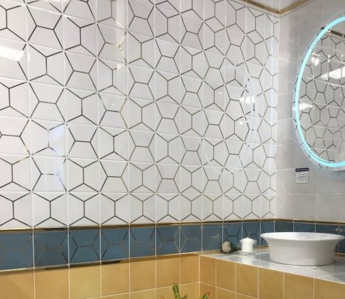 Керамическая плитка Kerama Marazzi Витраж желтый глянцевая 150х20х11мм бордюр PFG011 рис 3