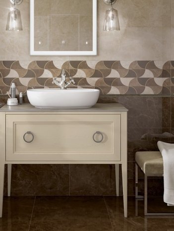 Керамическая плитка Kerama Marazzi Гран-Виа коричневый глянцевая 300х25х19мм бордюр SPA041R рис 2