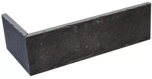 Клинкерная плитка DeKeramik Brickloft INT576 Anthrazit 115/360х52х10 мм угловой элемент рис 1