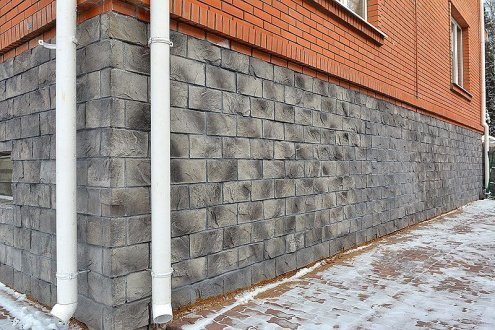 Искусственный камень плоский Eco Stone Шале 06-08 серый рис 4