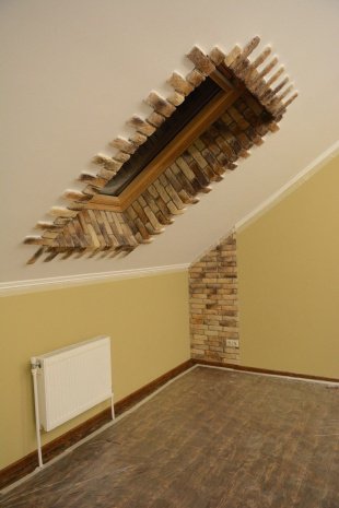 Искусственный камень плоский Eco Stone Квебек 01-27 коричневый рис 6