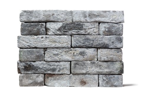 Кирпич ручной формовки Klinkers Steenfabriek Oud Caberg extra wit М150 WF 210х100х50 мм под старину серый КМ063W рис 1